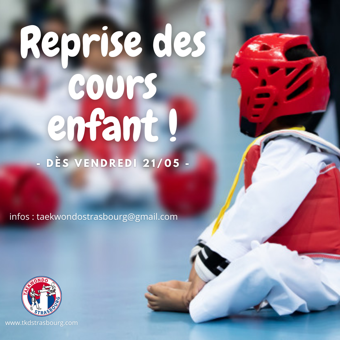 Reprise des cours enfant